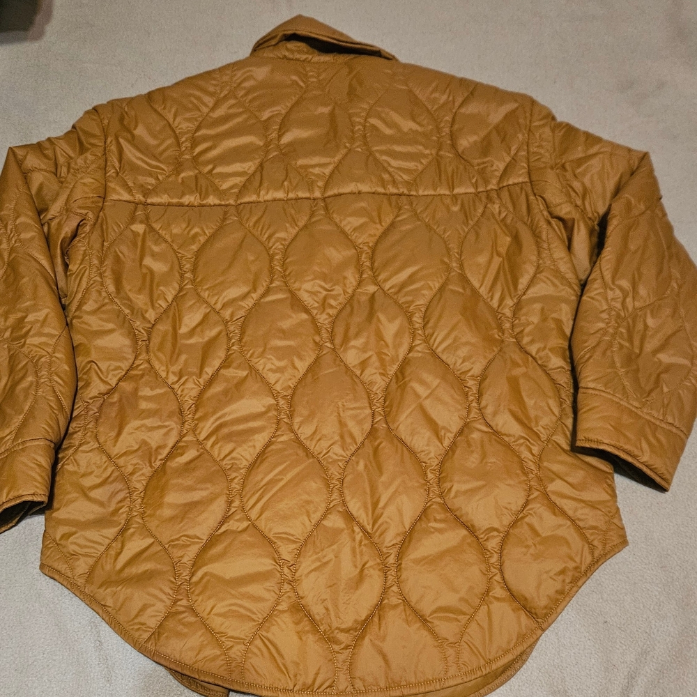 Wilfred Quilted Puffer Jacket in Caramel - Picture 6 of 6